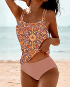 Μαδρίτη | Φλοράλ Tankini Vintage Σετ