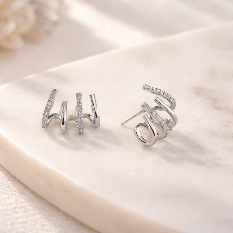 Sofia Moda | Σκουλαρίκια Ear Cuff Σπείρα (Πάρε 2 στην τιμή του 1)