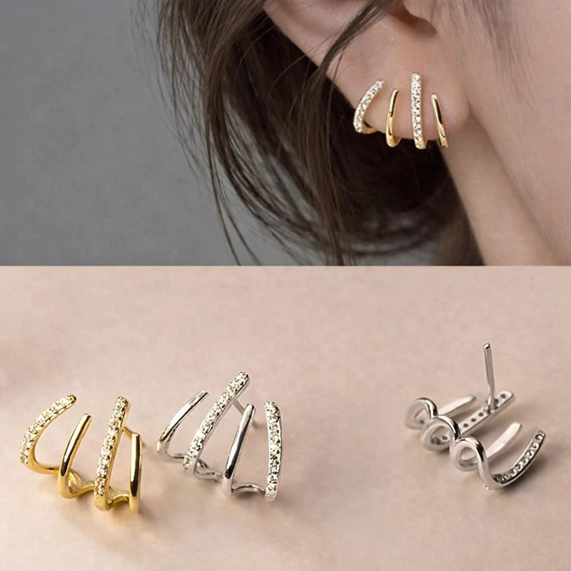 Sofia Moda | Σκουλαρίκια Ear Cuff Σπείρα (Πάρε 2 στην τιμή του 1)