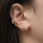 Sofia Moda | Σκουλαρίκια Ear Cuff Σπείρα (Πάρε 2 στην τιμή του 1)