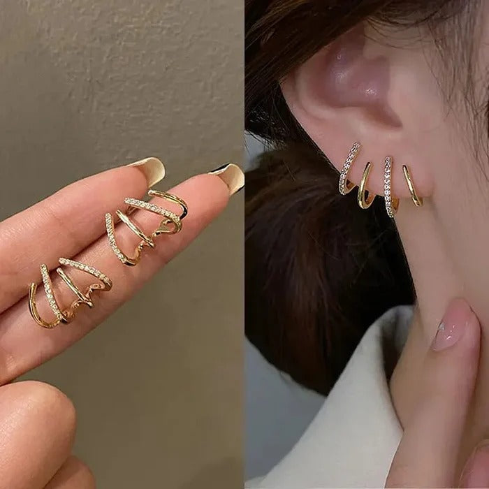 Sofia Moda | Σκουλαρίκια Ear Cuff Σπείρα (Πάρε 2 στην τιμή του 1)