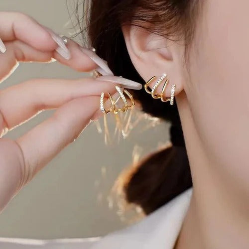 Sofia Moda | Σκουλαρίκια Ear Cuff Σπείρα (Πάρε 2 στην τιμή του 1)